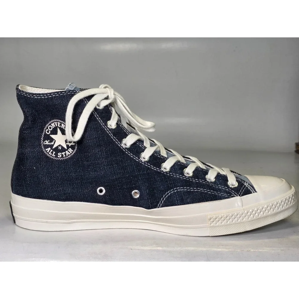 Converse Chuck Taylor All Star 70 Mens Size 11.5 Womens 13.5 Blue Black Sneakers - Picture 6 of 16